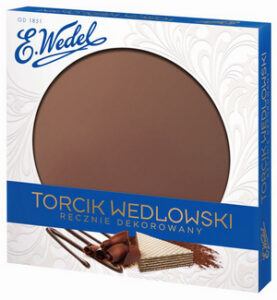 Opakowanie Torcika wedlowskiego - ilustracja przykładowa do artykułu o tym co to jest znak towarowy.