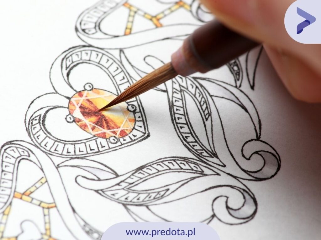 Projekt biżuterii - ilustracja do artykułu o tym dlaczego warto rejestrować wzór przemysłowy