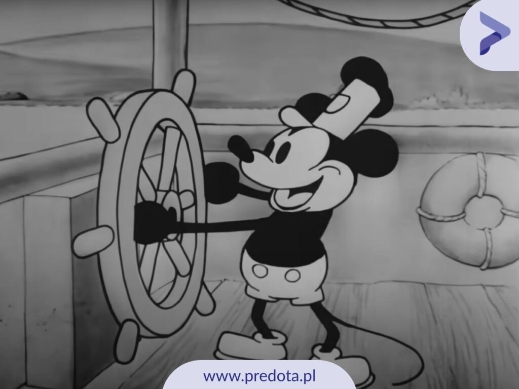 Kadr z filmu o Myszce Miki - ilustracja do artykułu o tym czym są umowy licencyjne