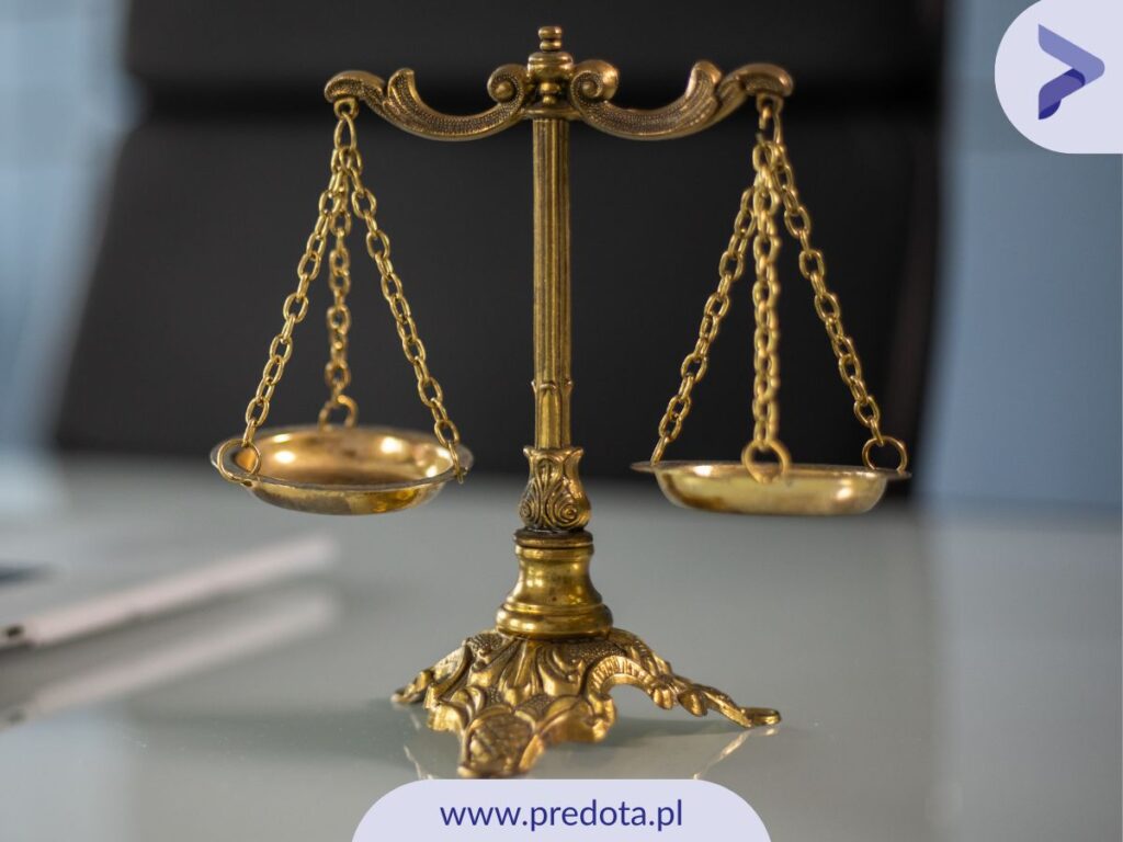 Waga Temidy - ilustracja do artykułu o tym czym są naruszenia praw własności intelektualnej.