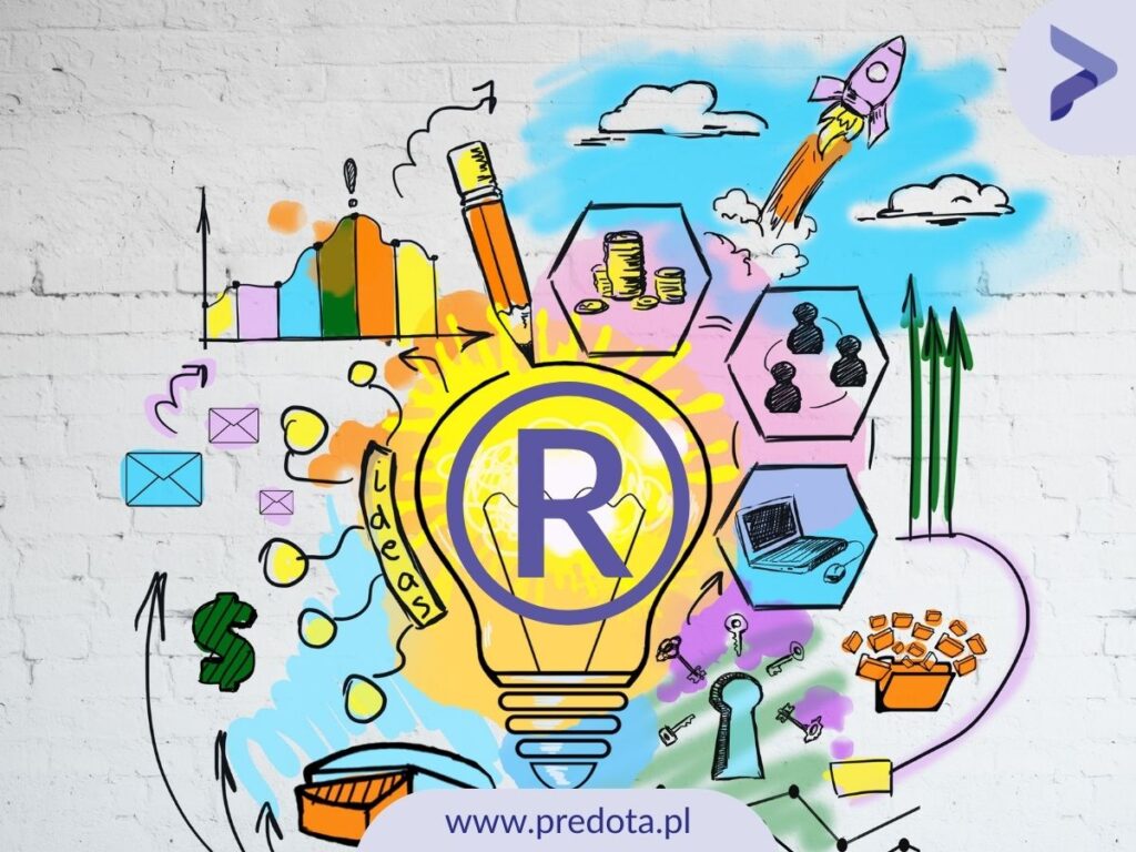 Wiele różnych pomysłów - ilustracja do artykułu o tym, czy nazwa marki jest wolna?