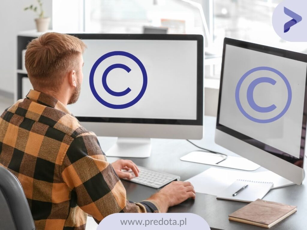 Dwa komputery, a na jednym kopia oryginalnych cudzych treści - obrazek do tekstu o tym jak poradzić sobie gdy ktoś kopiuje moje treści w internecie